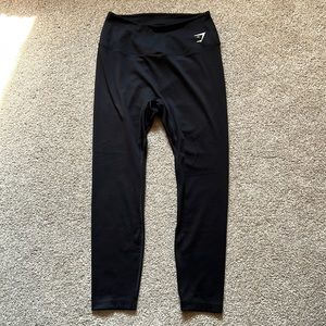 Gymshark Training 7/8 Leggings - Black - Large